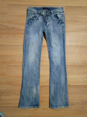 VIGOLD Jeans Women's Size 1 Light Wash Bootcut Denim Stretch Y2K
